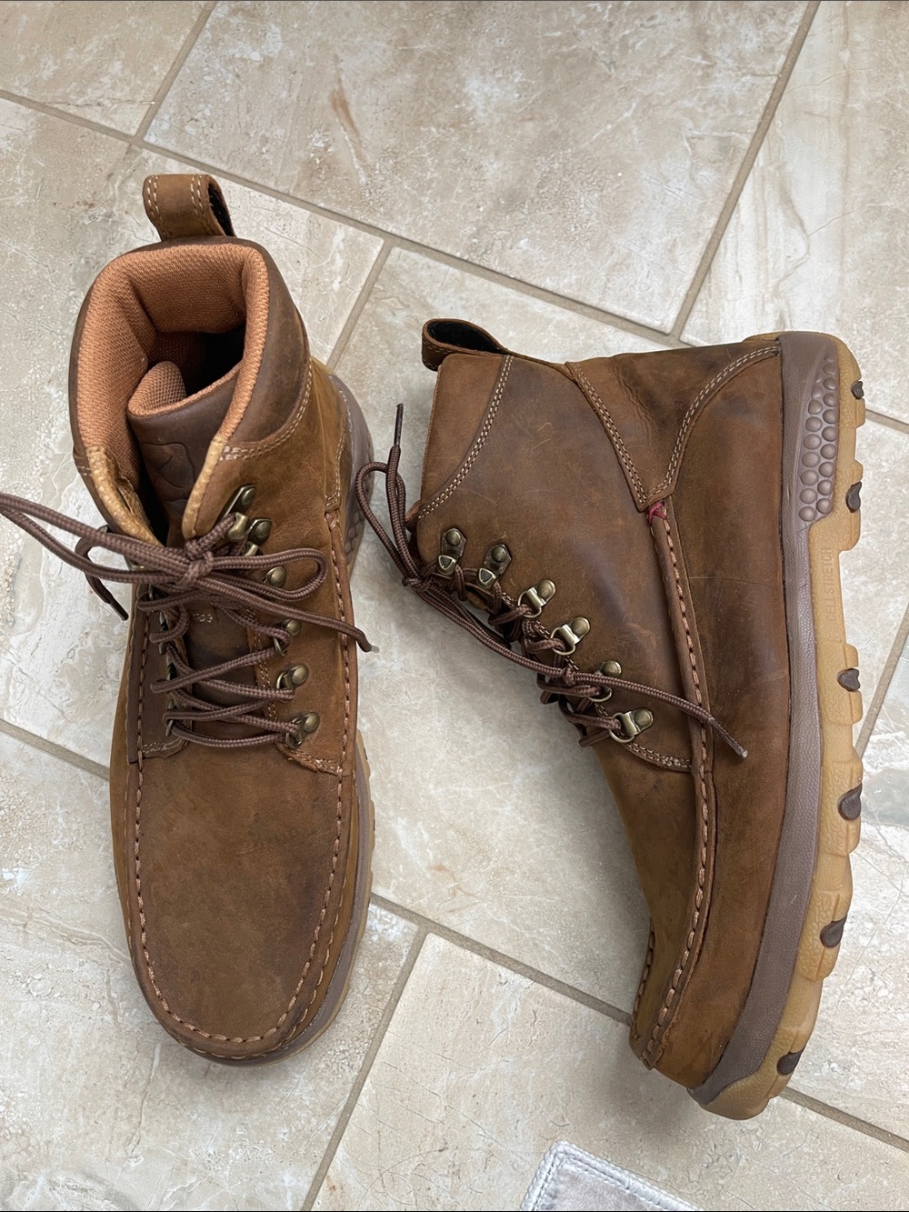 Twisted X Men's Driving Moc Hiker Boots 11W Wide
